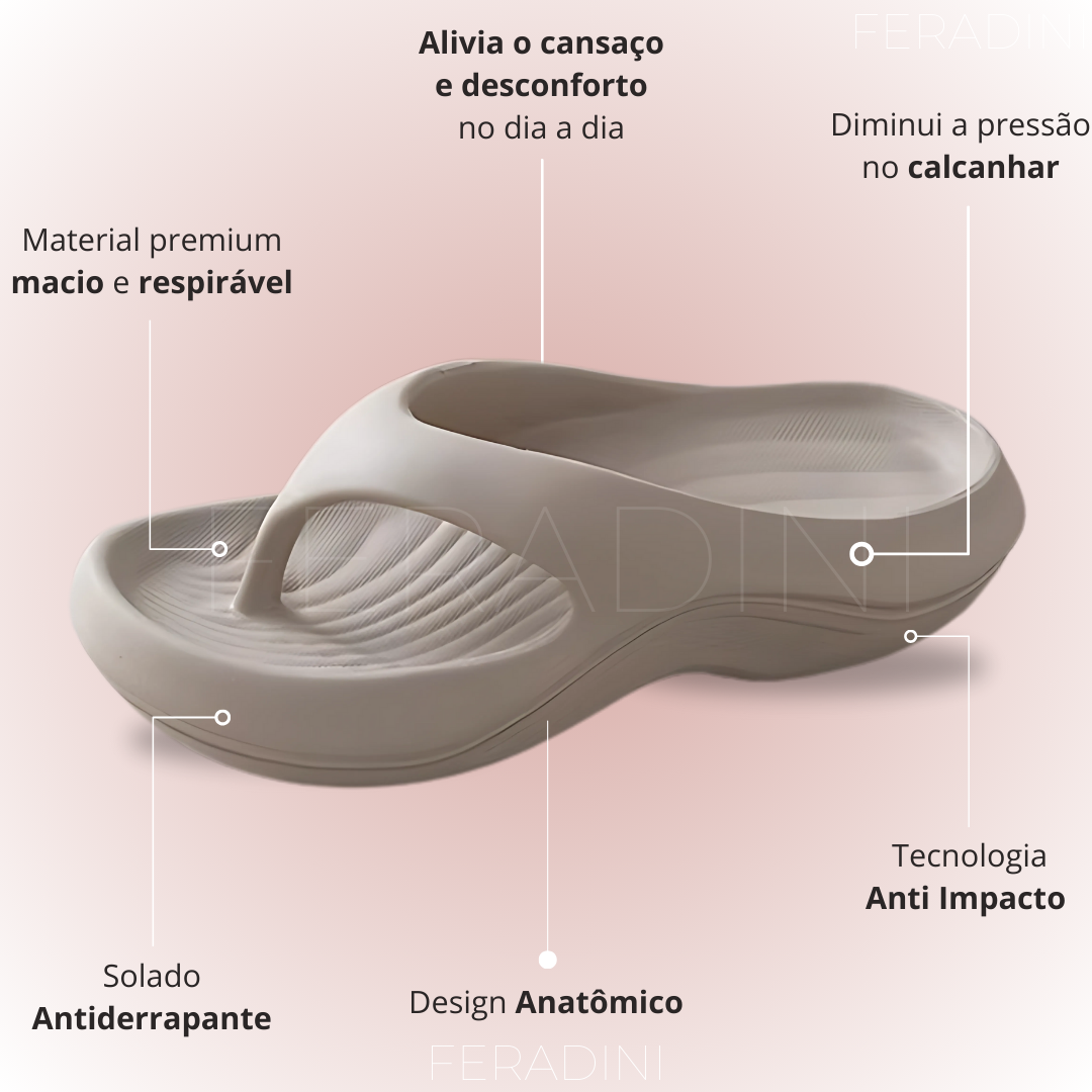 Chinelo Feminino Ultra Confortável - Rio