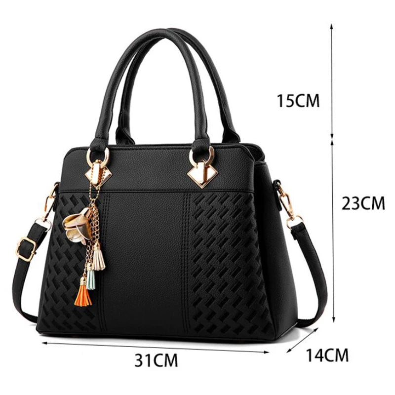 Bolsa Feminina de Couro Legítimo - Luxury